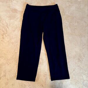 Lands’ End Navy Blue Pull-On Pants Women’s Size Small 6–8 Stretch